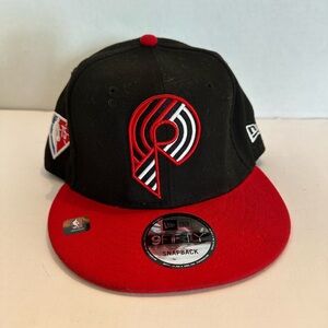 Portland Trailblazers New Era SnapBack Adjustable NBA Headgear Hat NWT